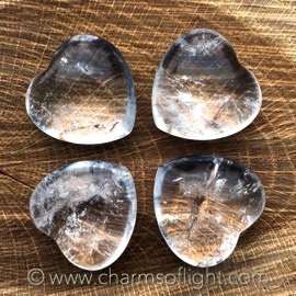 Clear Quartz Heart